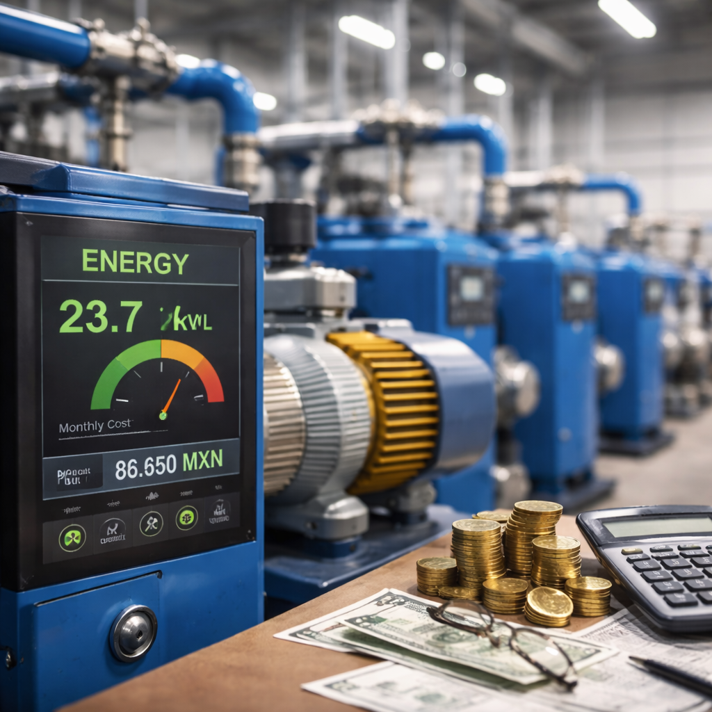 Midiendo caída de presión en red de aire comprimido