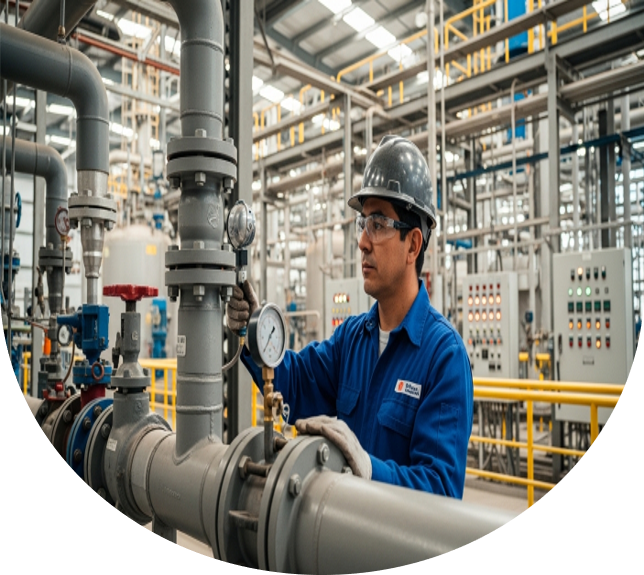 Control de calidad en tuberías industriales para prevenir corrosión y proteger equipos en planta