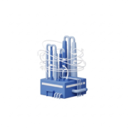 demanda-aire-real Icono industrial 3D de demanda real de aire comprimido en planta industrial con sistema de tuberías y flujo de aire optimizado