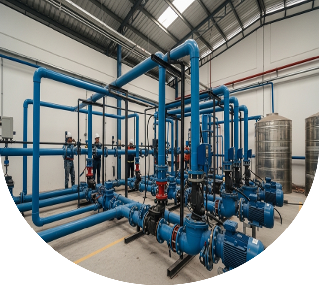 Sistema de recirculación de agua en planta industrial en Monterrey con reutilización y ahorro de consumo