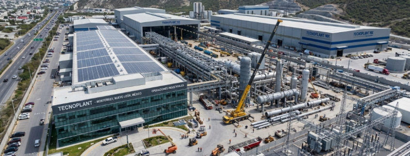 Instalar planta industrial en Nuevo León con infraestructura moderna, ingeniería industrial y proyecto llave en mano en Monterrey.