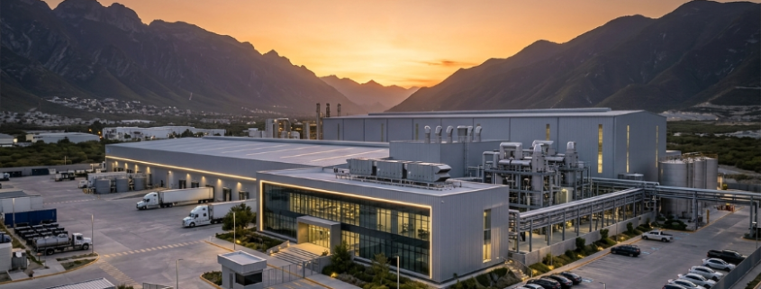 Proyectos industriales en Monterrey con instalación completa de planta industrial llave en mano e infraestructura industrial moderna de Grupo TAFO