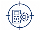 Icono de modernización de sistemas de polipastos y grúas viajeras para mejorar seguridad y desempeño.