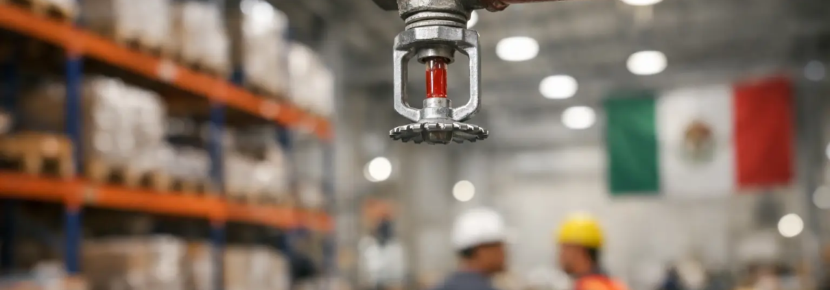 Normativa de rociadores industriales en México