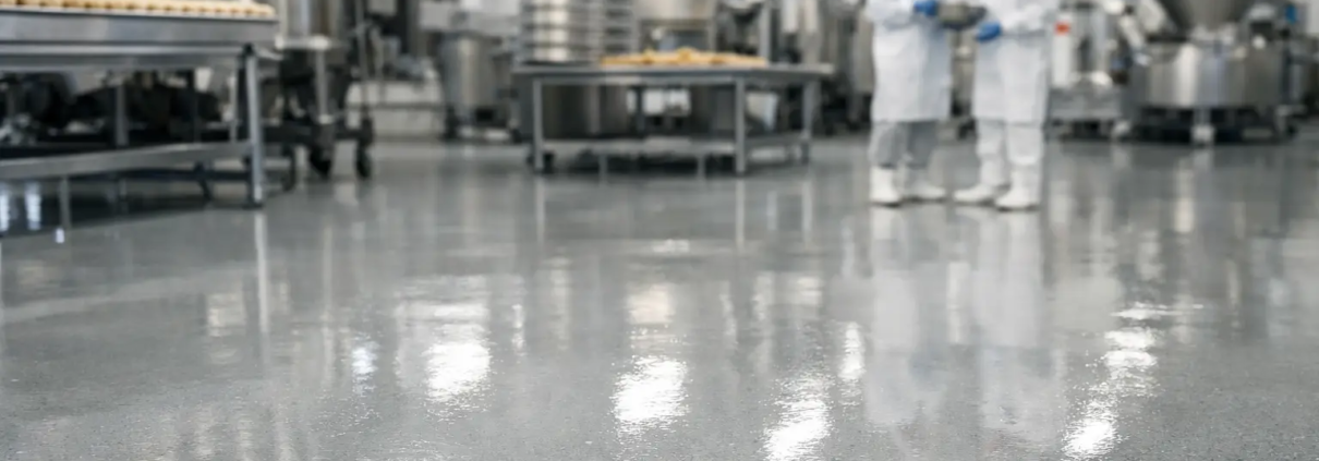 Piso epóxico para industria alimentaria