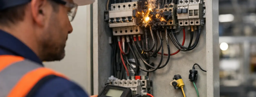 Errores en instalaciones eléctricas industriales