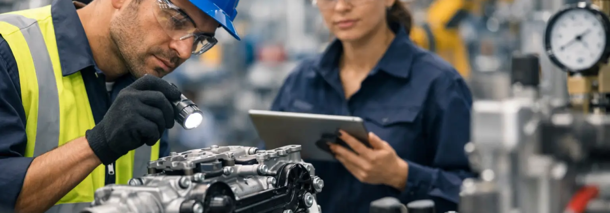 Servicio de GP12 en manufactura para evitar fugas