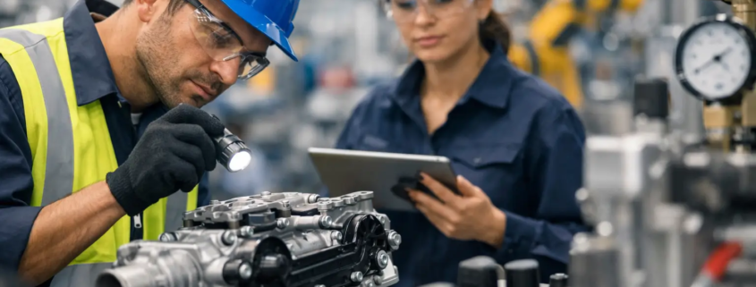 Servicio de GP12 en manufactura para evitar fugas