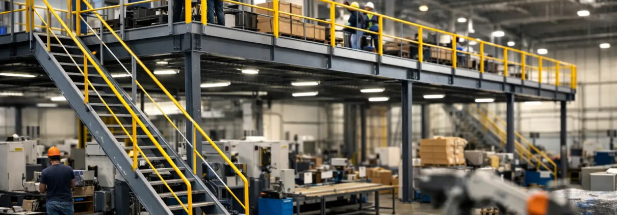 Beneficios de mezzanines en manufactura