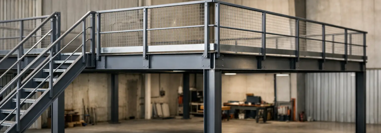 Cómo diseñar un entrepiso metálico industrial