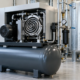 Compresor scroll industrial con sistema de aire comprimido libre de aceite