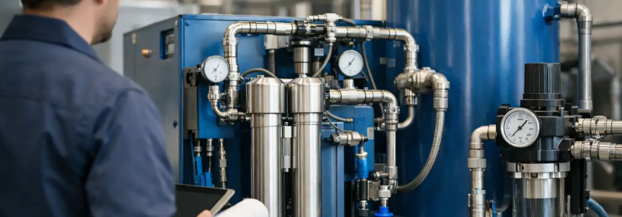 Ingeniería para sistemas de aire comprimido industrial