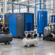 Tipos de compresores industriales para sistemas de aire comprimido en plantas de manufactura