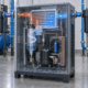 Secador refrigerativo industrial instalado en un sistema de aire comprimido
